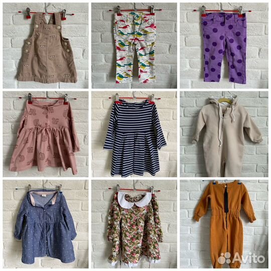 Детские вещи пакетом на девочку 74-80