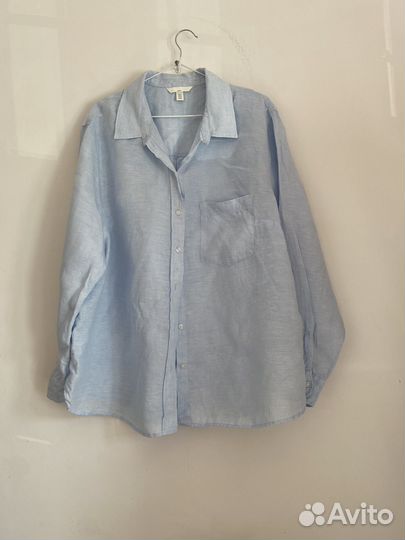 Женская рубашка лен hm