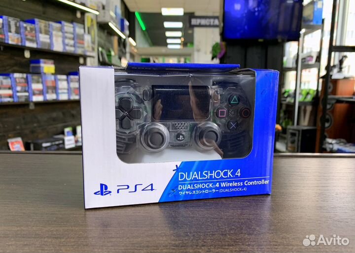 Геймпад Dualshock 4 (Blue Crystal)