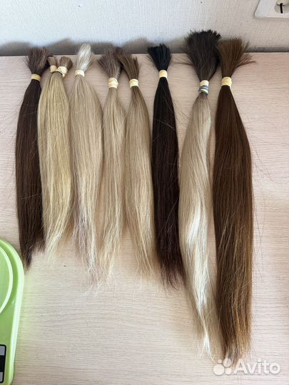 Волосы для наращивания натуральные бу