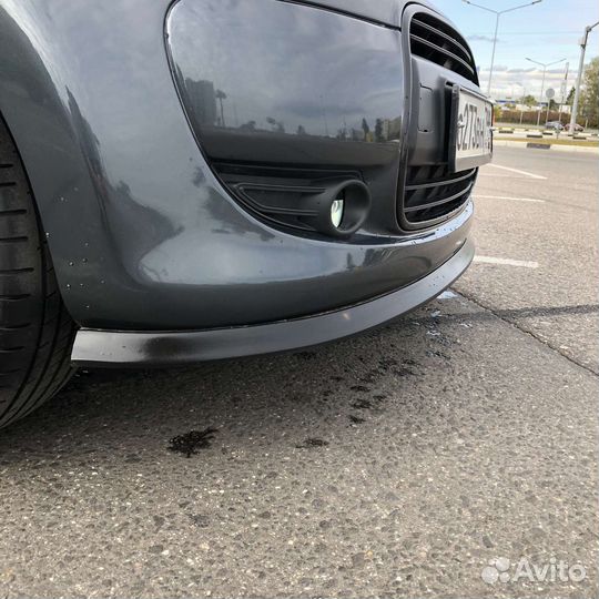 Губа переднего бампера Samurai матовая