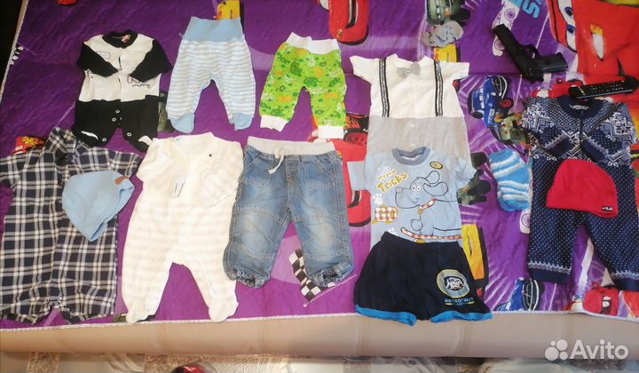Детские вещи пакетом для мальчика с 0 до года