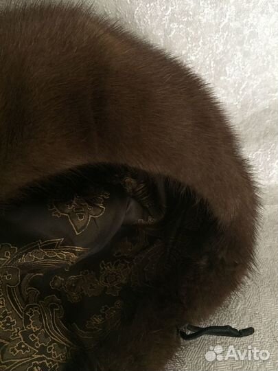 Берет шапка норковая