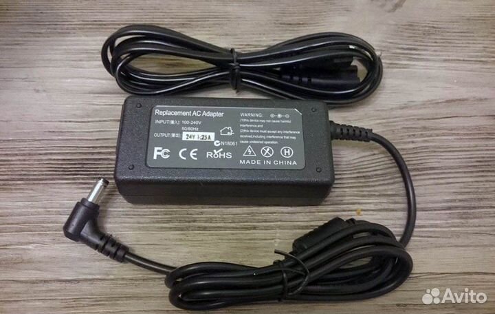 Блок питания 24V 1.25A для касс, увлажнителя и др