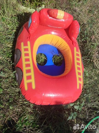 Надувной круг детский машинка
