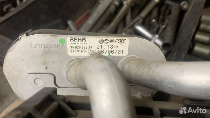 Радиаторы печки golf4/bora/octavia