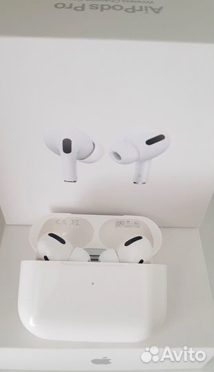 AirPods Pro (с шумоподавлением) + гарантия + чехол