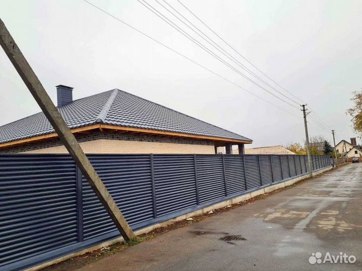 Забор жалюзи