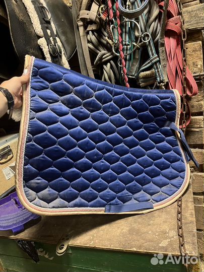 Вальтрап рептух мех на седло чехол