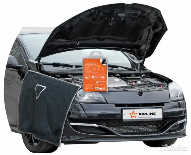 Накидка защитная на бампер и крылья 100*72см, креп