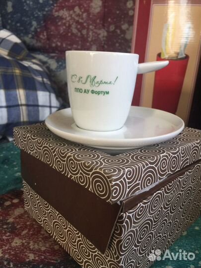 Кружки и чайные пары новые разные