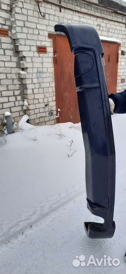 Губа TRD бампера заднего на Will VS