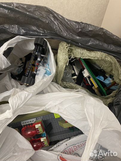 Мешок с конструктором lego 13 килограмм