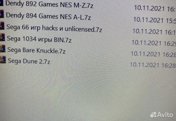 Sega и Dendy архив сборник игр для пк и эмуляторов