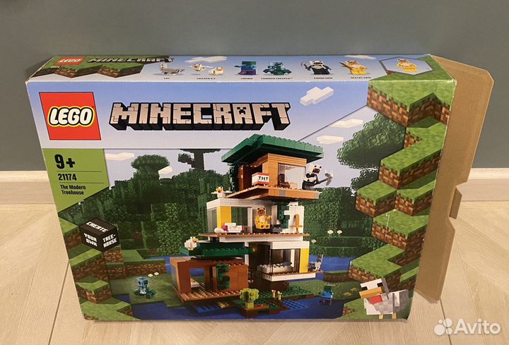 Lego Minecraft 21174 б/у Современный дом на дереве