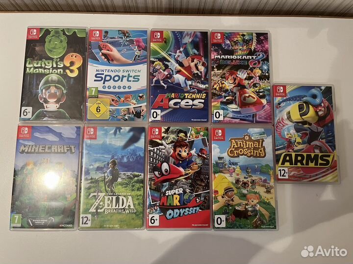 Игры для nintendo switch катриджи