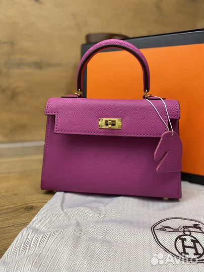 Сумка hermes натуральная кожа