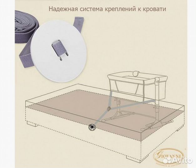 Детская кровать колыбель Giovanni CoSleep
