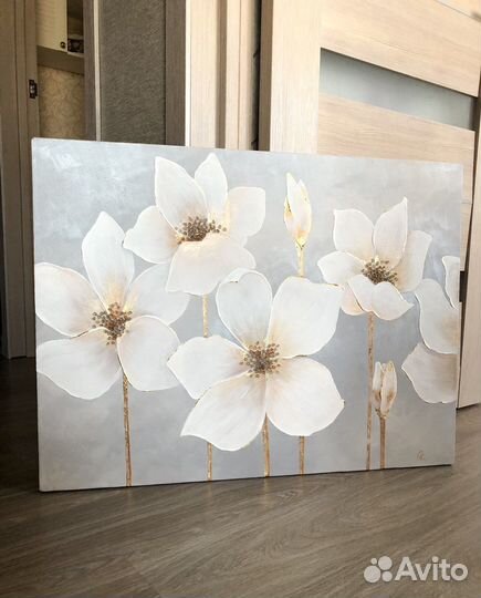 Интерьерная картина цветы