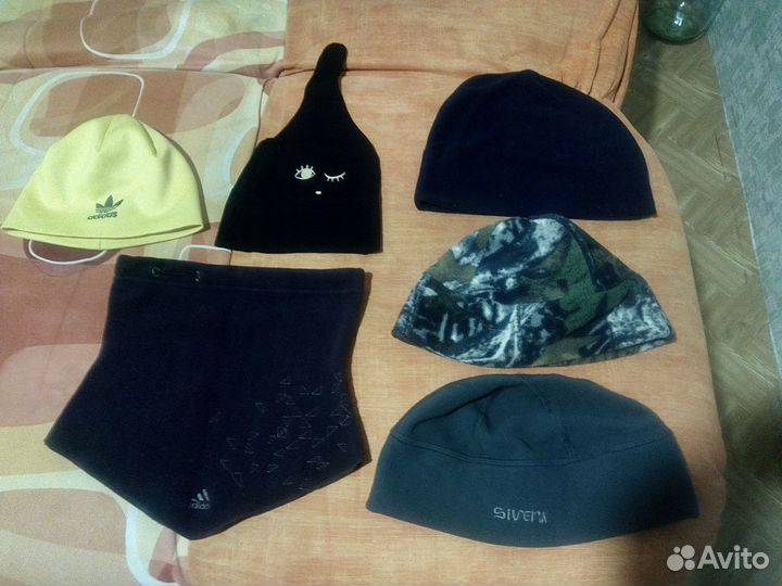 Шапки Addidas, Reebok и обычные