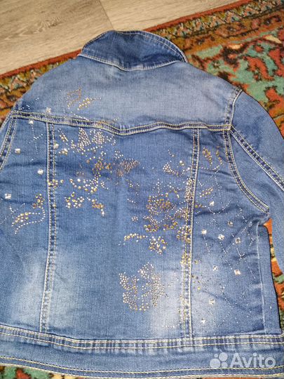 Джинсовка для девочки 128