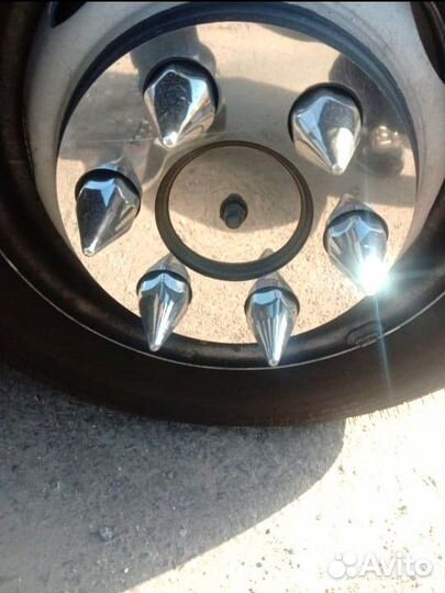 Колпачки хромированные на газель