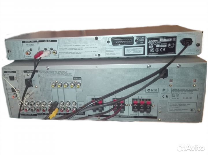 Sony Усилитель Ресивер и sony Плеер
