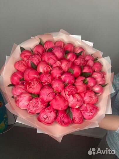 Пионы Букет пионов 7 11 15 19 21