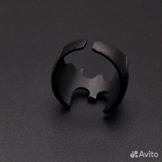 Кольцо Летучая мышь (микс) (чёрный)