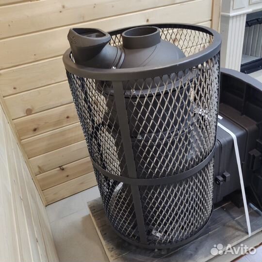 Печь банная «атмосфера XL», сетка из нерж. стали
