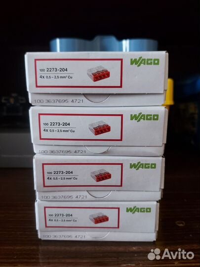 Клеммы wago