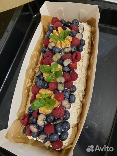 Меренговый рулет