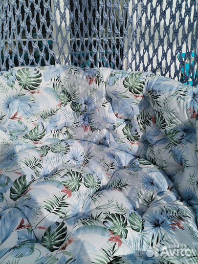 Подвесное кресло макраме ручной работы