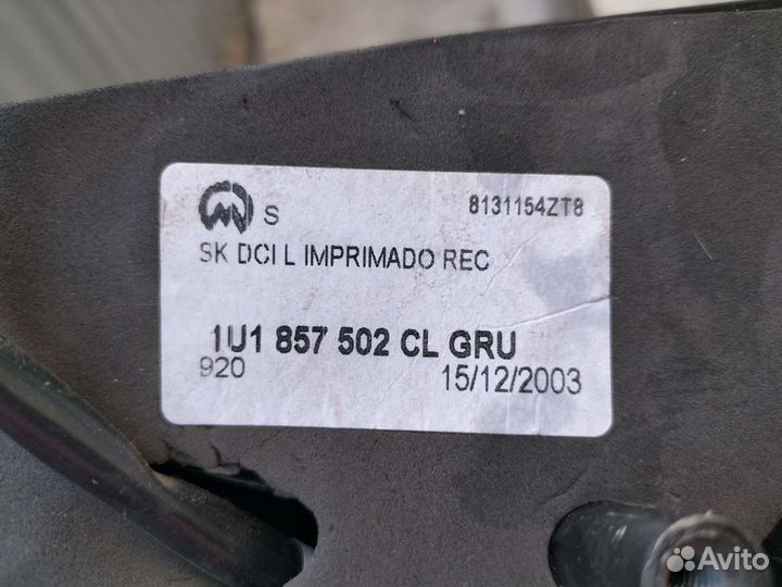 Правое зеркало octavia тур