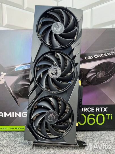 Видеокарта MSI RTX 4060 Ti gaming slim 16GB