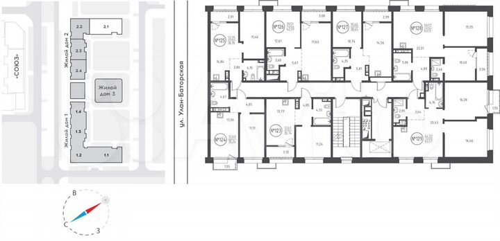 1-к. квартира, 36,2 м², 5/10 эт.