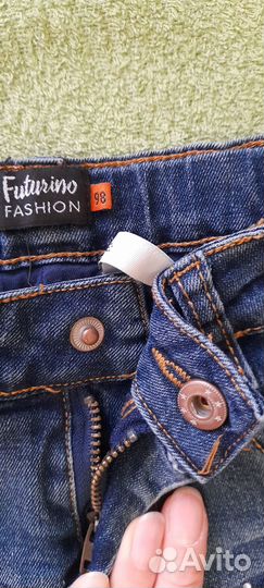 Джинсы для девочки с хлопковым подкладом