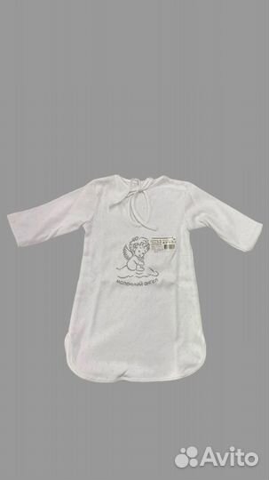 Крестильная рубашка летняя