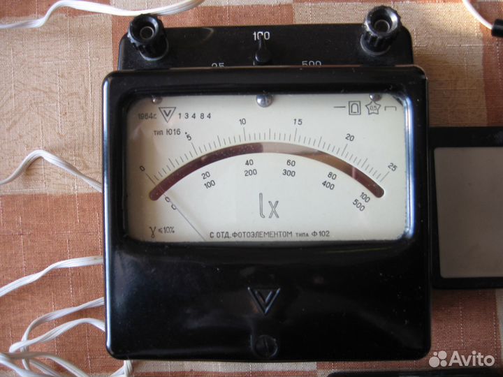 Люксметр фотоэлектрический Ю 16