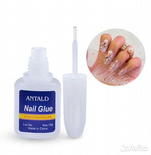 Клей для ногтей и типсов быстросохнущий 10 г