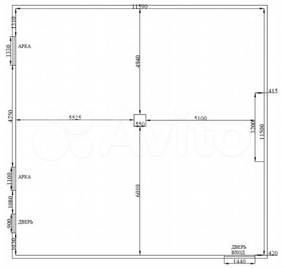 Торговая площадь, 296 м²