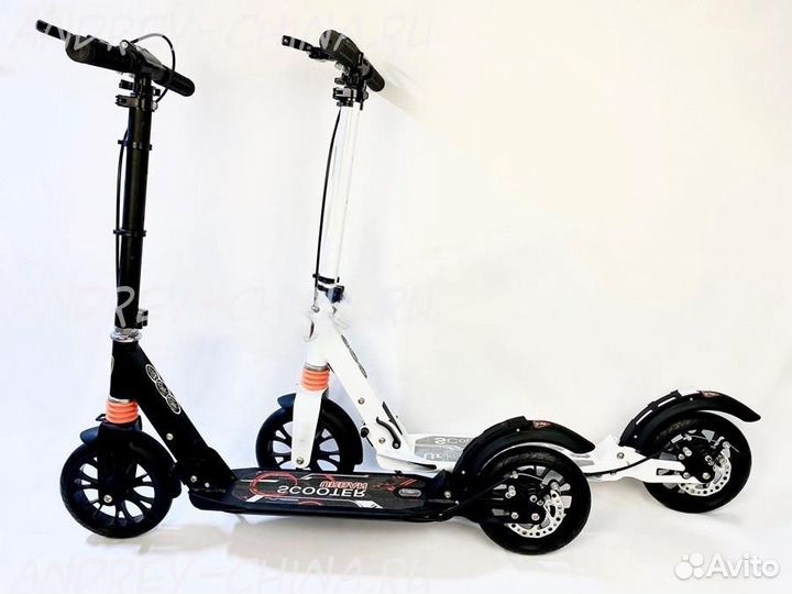 Самокат с томозом -новый