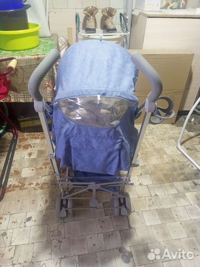 Прогулочная коляска трость бу