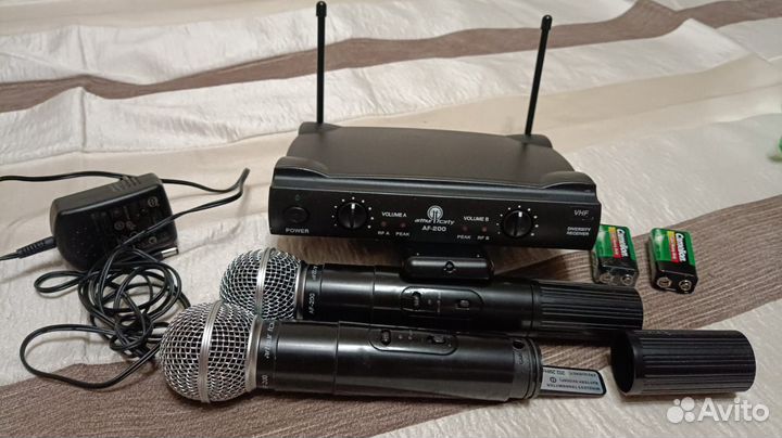 Вокальные Arthur forty 2 микрофона на одной базе