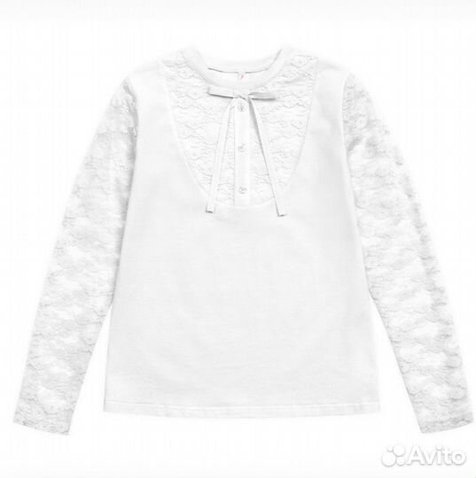 Блузка белая для девочек