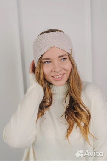 Повязка на голову в наличии и на заказ плюш