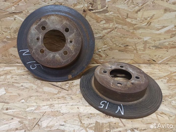 Тормозные диски задние Nissan Almera N15