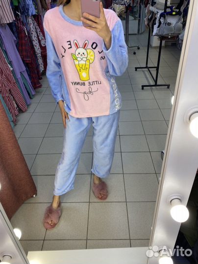 Теплая пижама,42-44,44-46