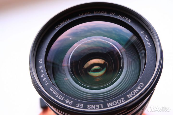Объектив Canon EF 28-135 IS USM+бленда (сост сред)