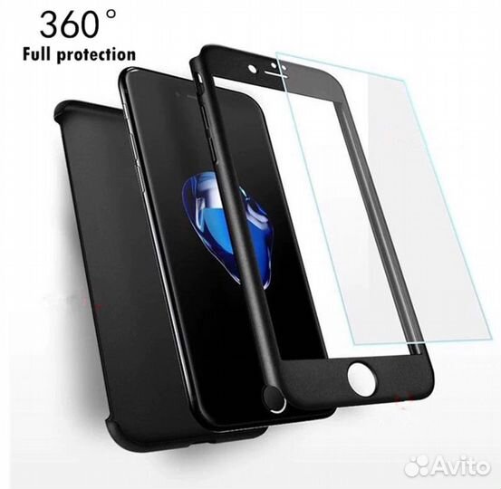 Чехол двухсторонний для iPhone 7, 8 Plus, 11